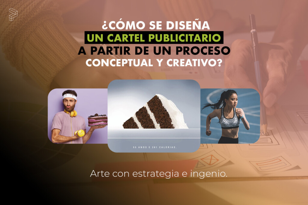 ¿Cómo se diseña un cartel publicitario a partir de un proceso conceptual y creativo?